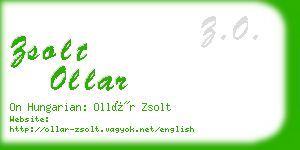 zsolt ollar business card